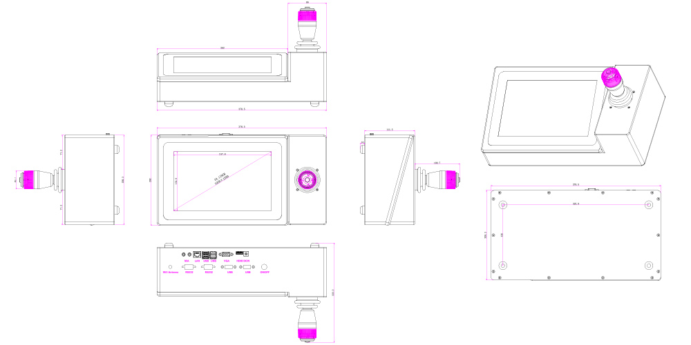 10.1 inch Panel PC SC101J capacitive touch from Shinho