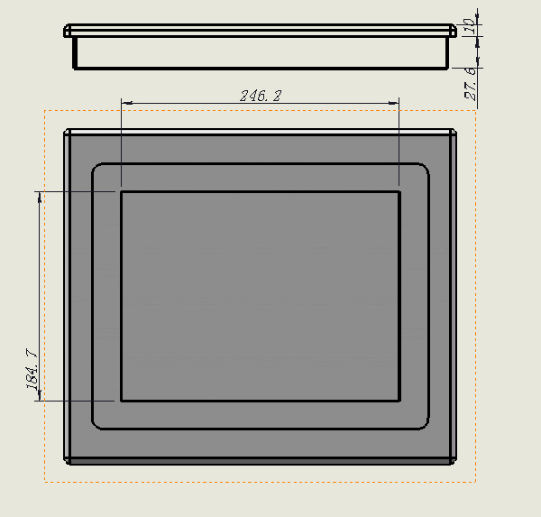 12 inch Touch Monitor With 6mm Tempered Glass