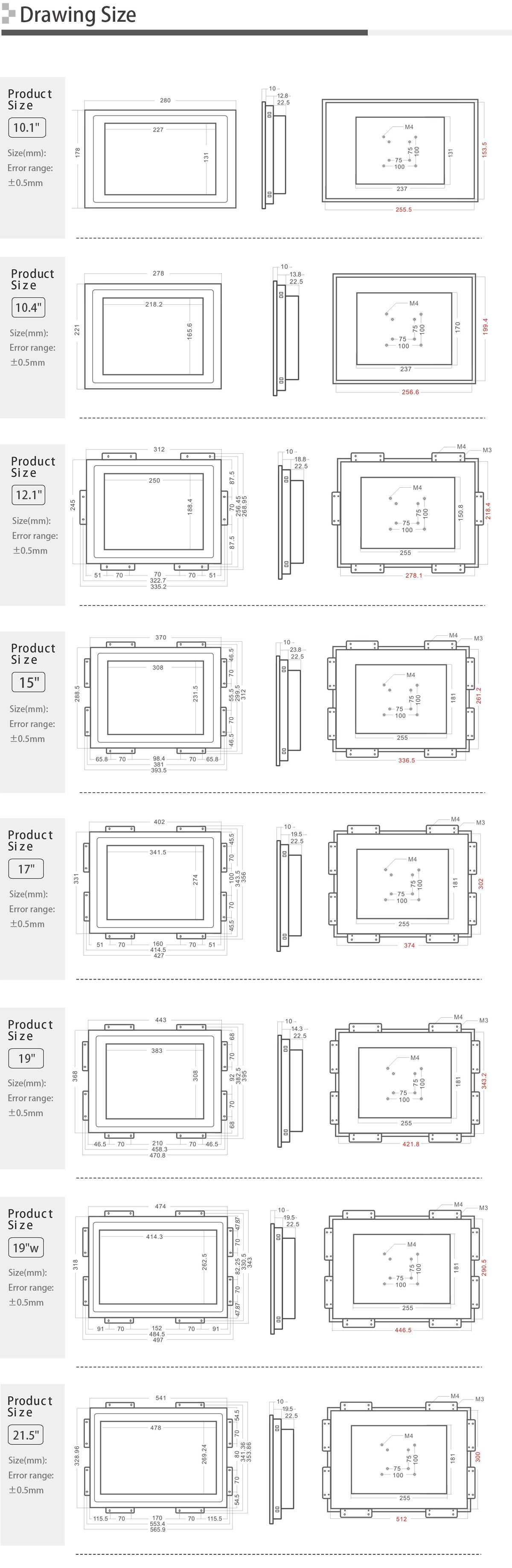 Touch Monitor SL210M