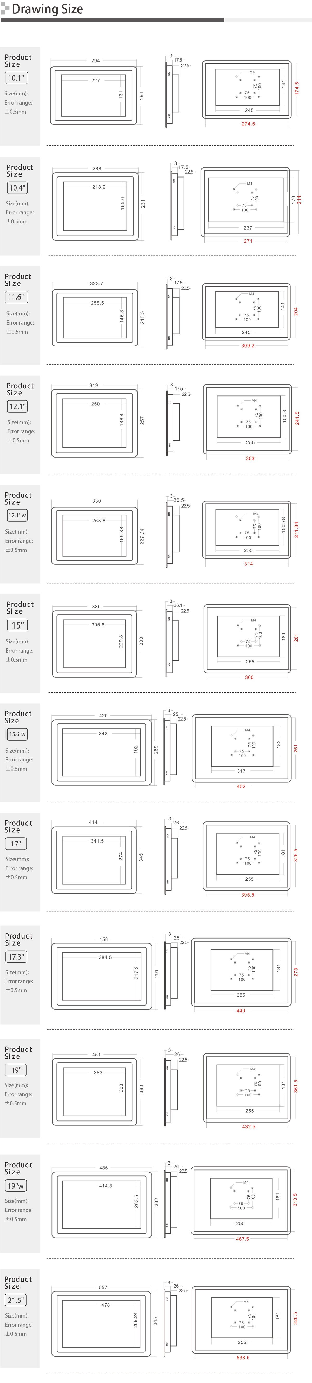 Touch Monitor SL203M