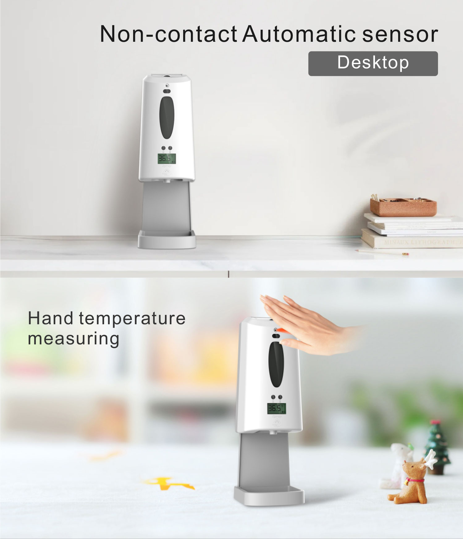 Auto Temperature Measuring Soap Dispenser