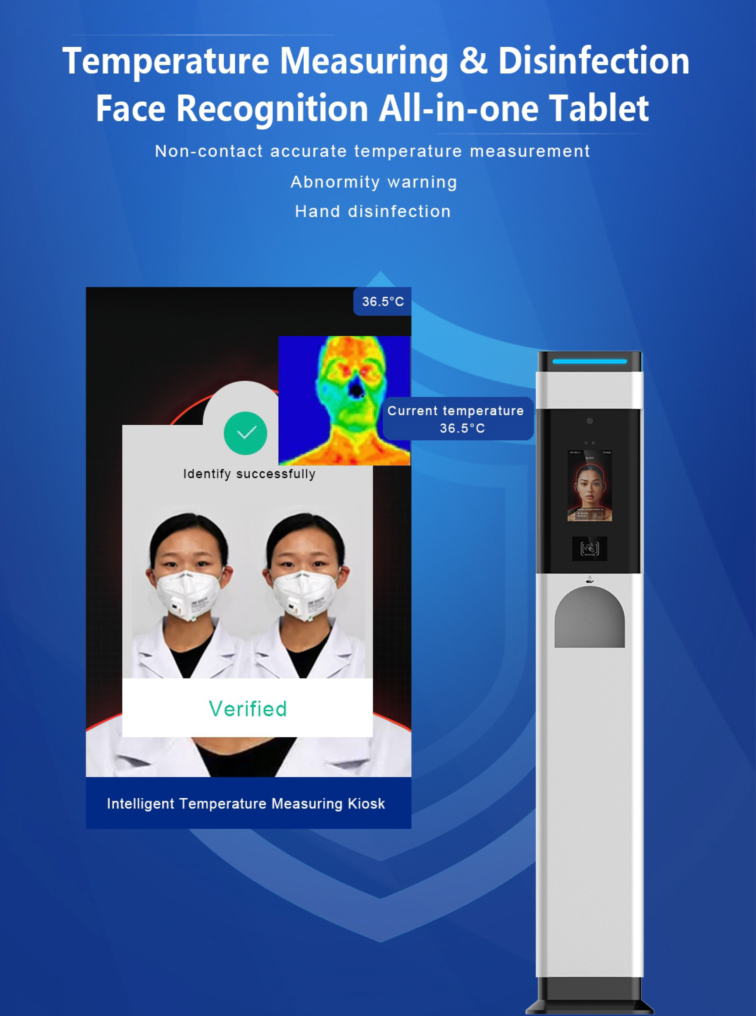 Face Recognition Temperature Measurement Kiosk