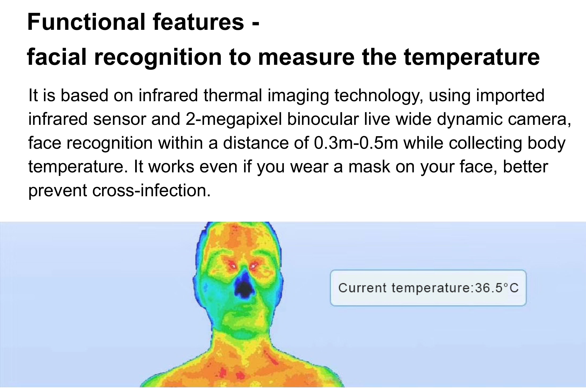 Face Recognition Temperature Measurement Kiosk