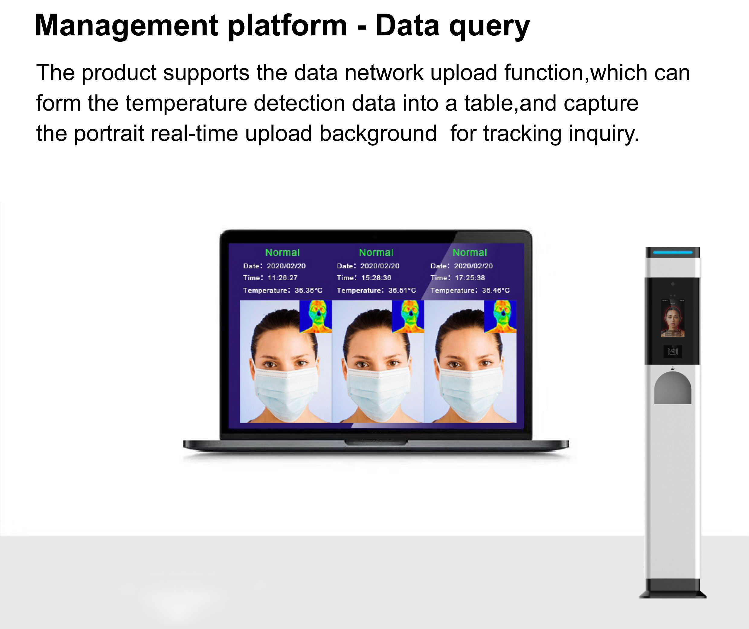 Face Recognition Temperature Measurement Kiosk