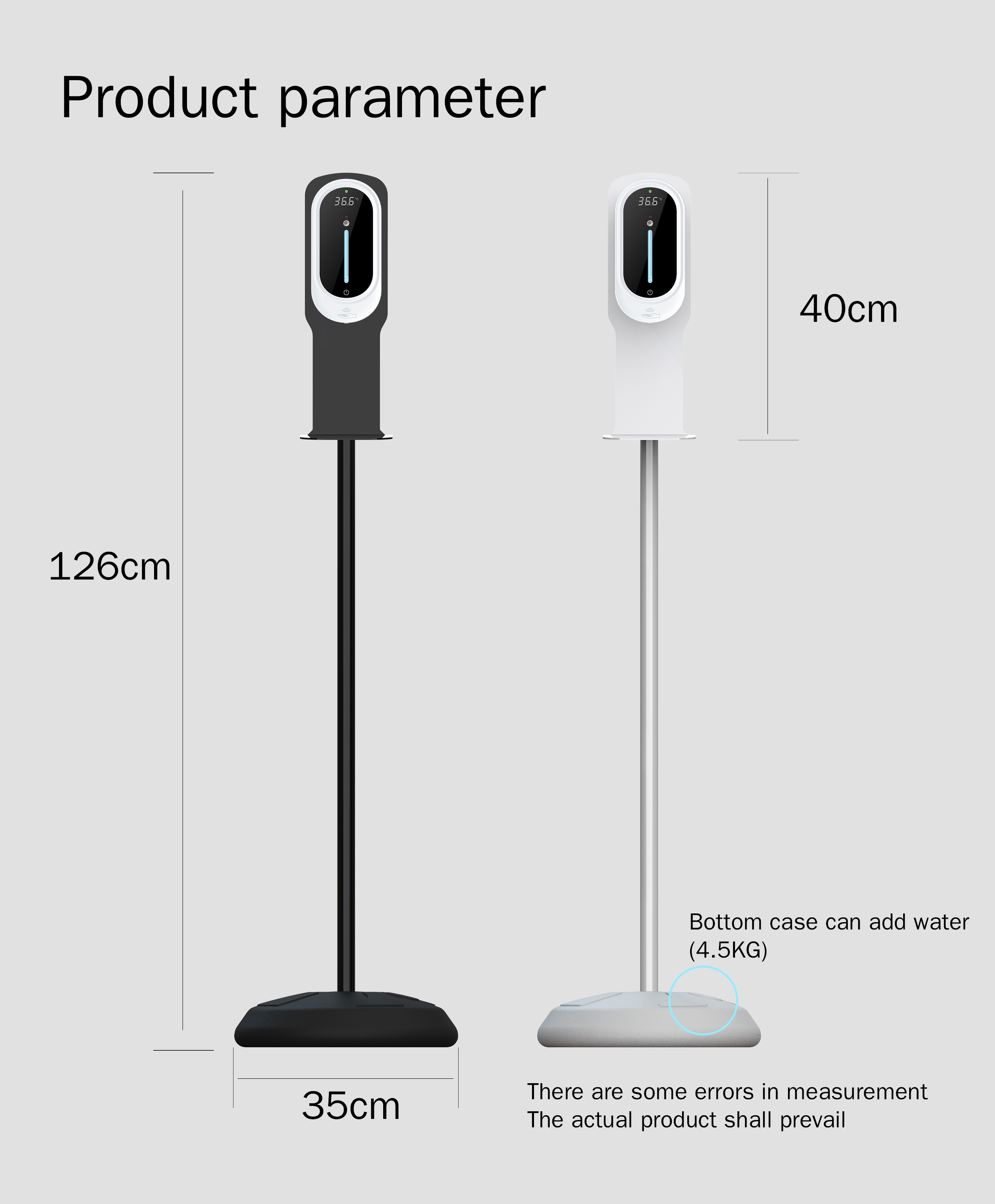 Temperature Measuring Disinfection Machine Soap Dispenser