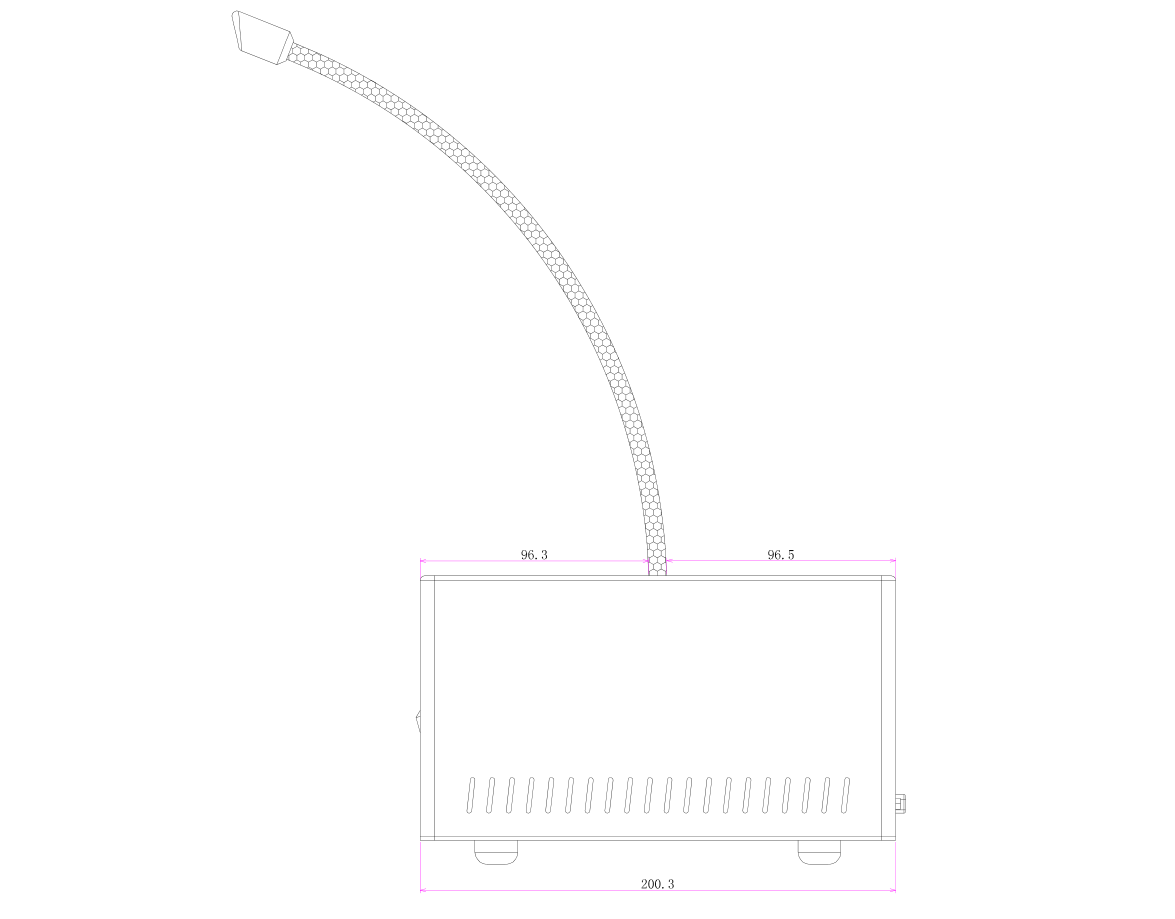 I5-6360U 8G RAM Touch Panel PC with Gooseneck Microphone