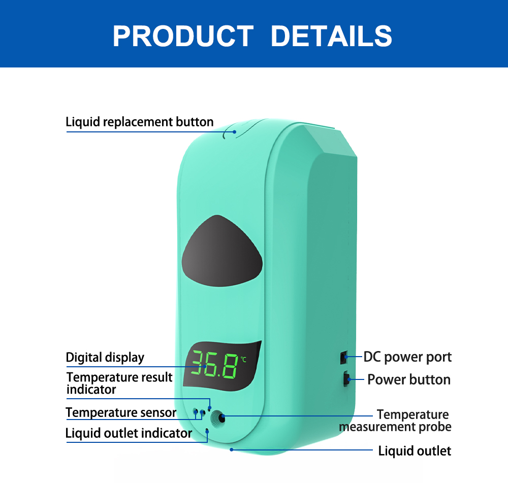 Body Temperature Scanning Soap Dispenser ST-500S