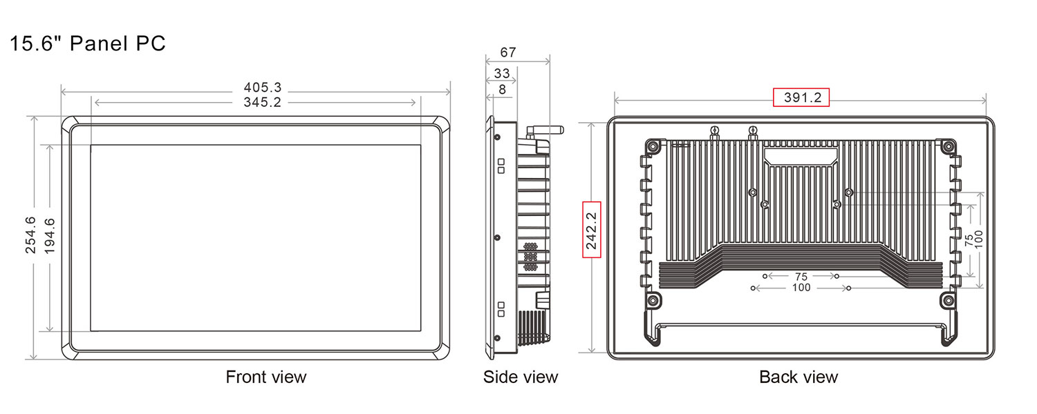 SC700M Embedded vehicle 4G Panel PC 12V TO 36V