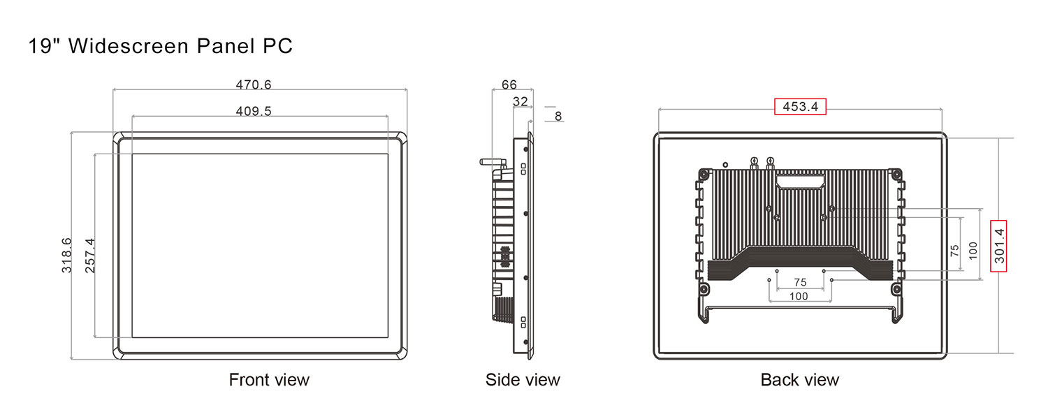 SC700M Embedded vehicle 4G Panel PC 12V TO 36V