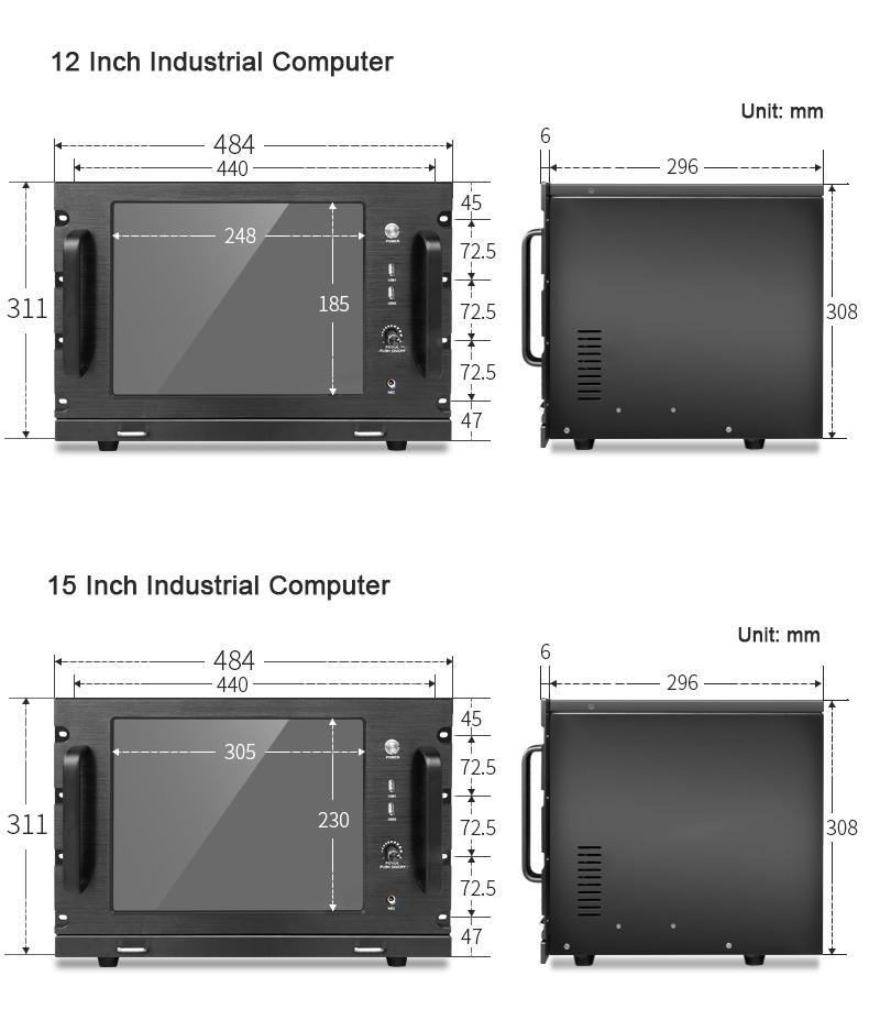 6U Industrial Control Rackmount PC Workstation