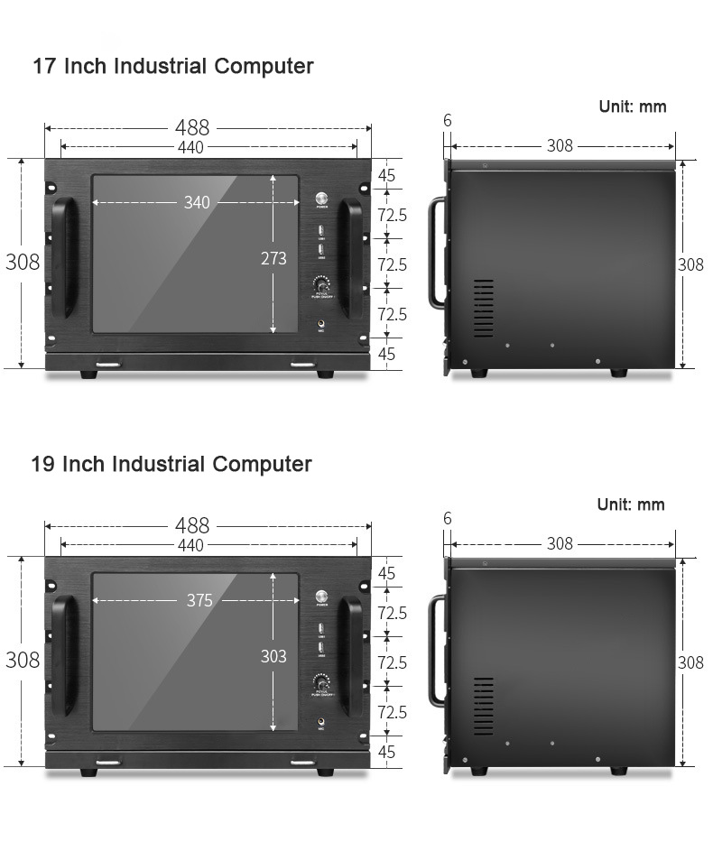 6U Industrial Control Rackmount PC Workstation