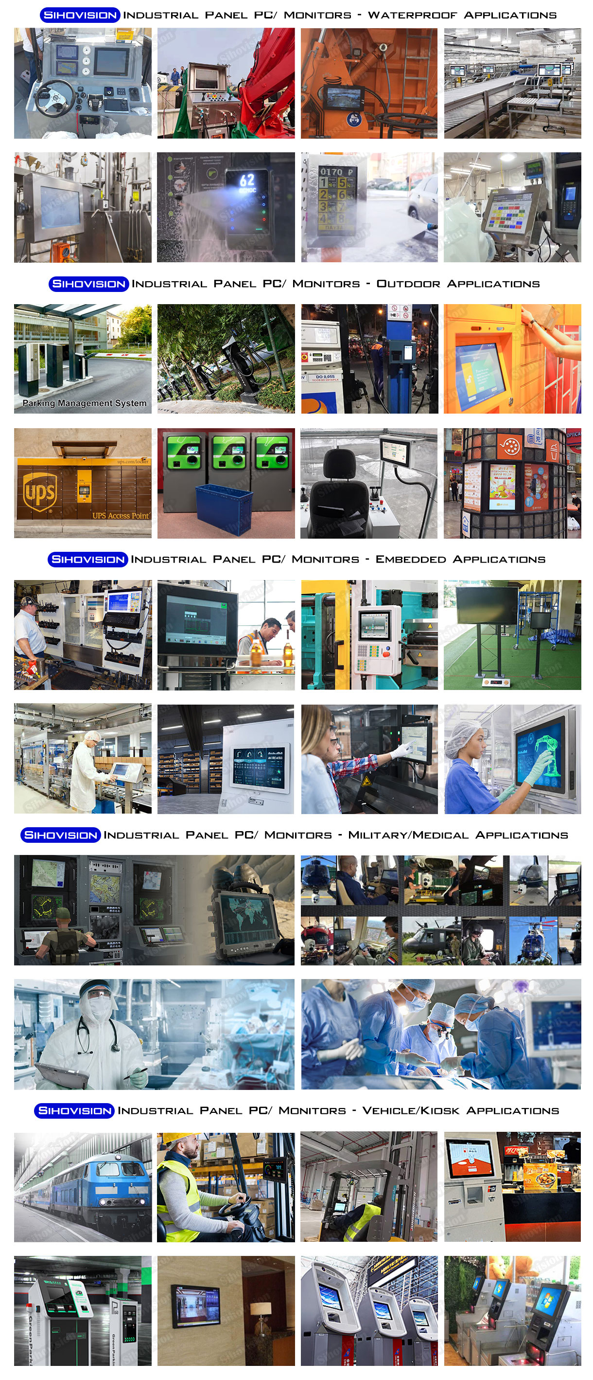 Kiosk Panel pc integrated 2mp Camera, finger print and RFID reader