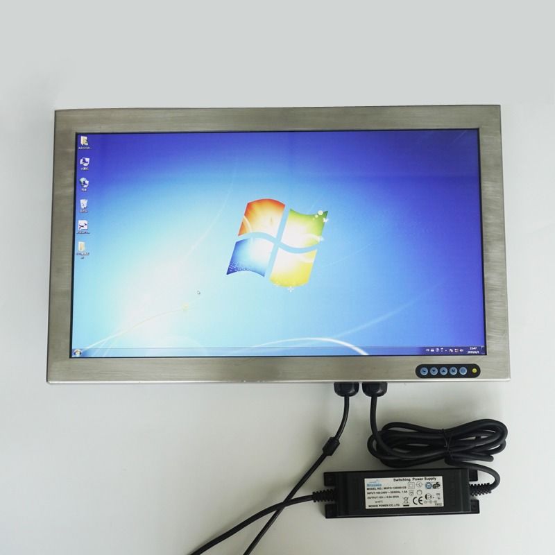 21.5 inch Full IP66 Stainless Steel Touchscreen Monitor