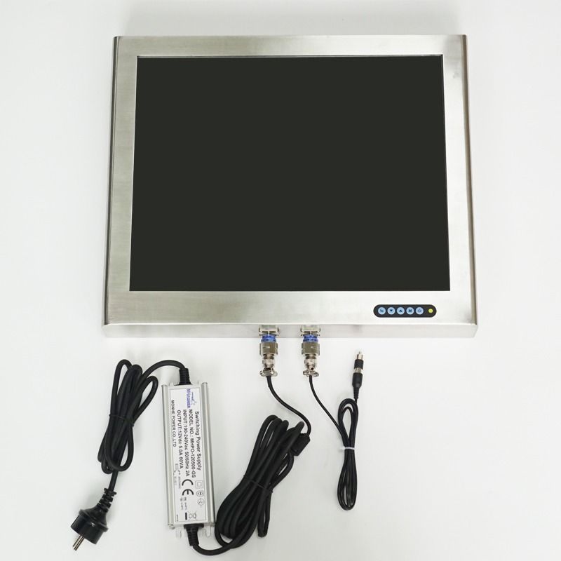 19 inch Full IP67 Military Monitor with Military Connectors
