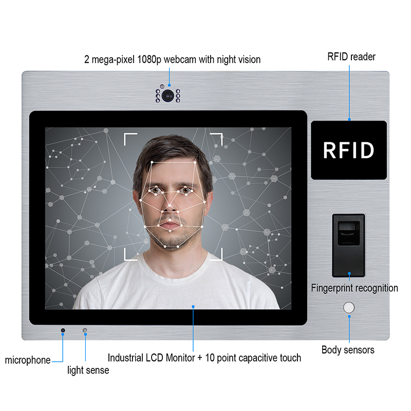 15 inch 200W webcam Android 8.0 touch screen computer with fingerprint recognition 15 inch 200W webcam Android 8.0 touch screen computer with fingerprint recognition