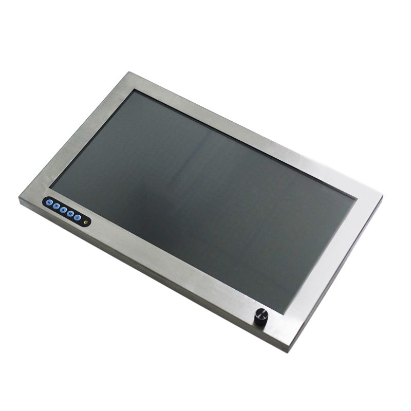 316 Stainless Steel Case IP67 1000 nits Industrial Monitor 15.6
