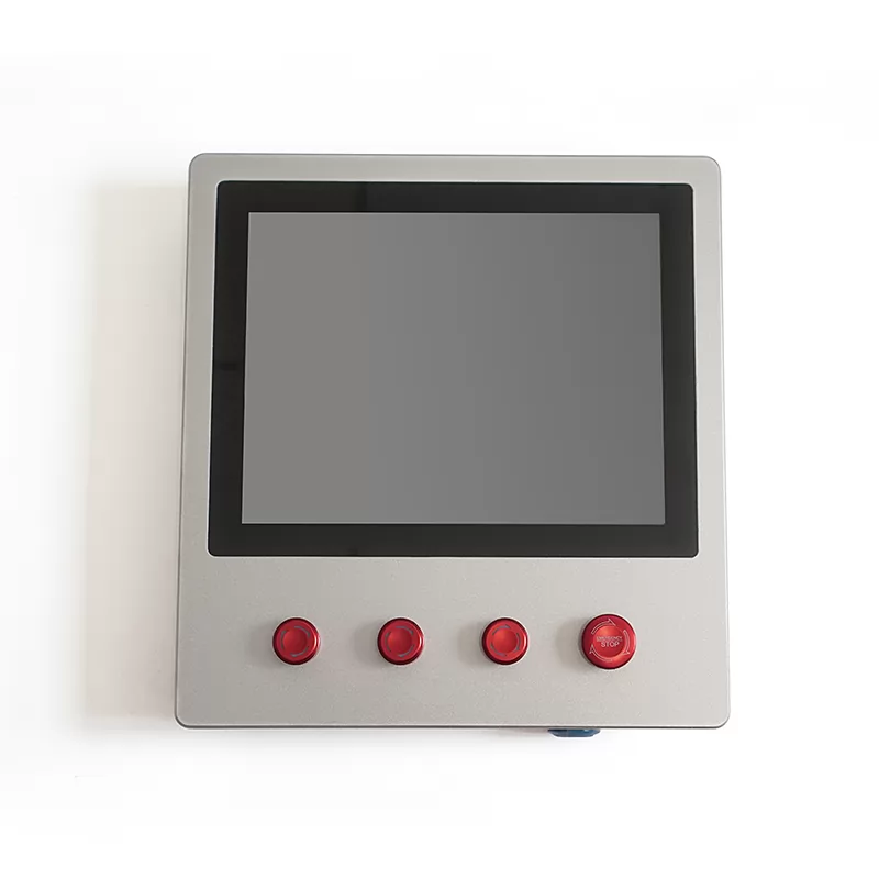 12 inch full IP65 waterproof Industrial control Monitor with 4 Buttons