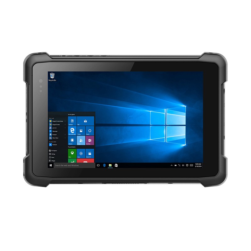 8 inch Rugged Tablet Windows 10 with Barcode Scanner