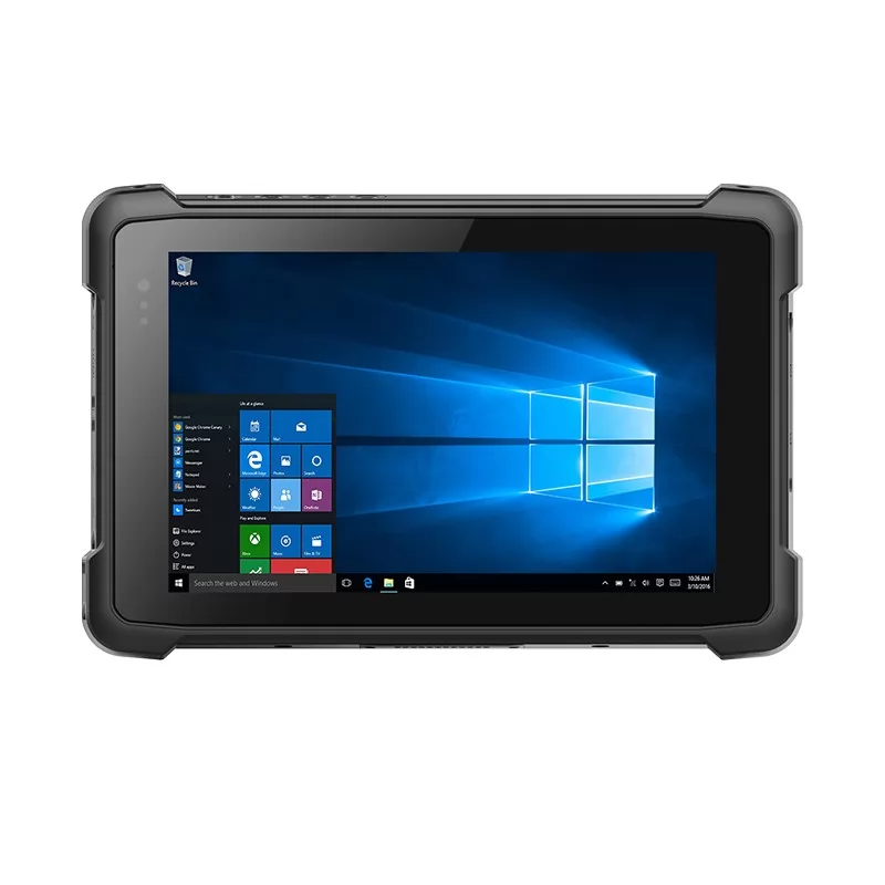 8 inch Rugged Tablet Windows 10 with Barcode Scanner