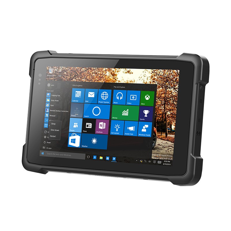8 inch Rugged Tablet Windows 10 with Barcode Scanner
