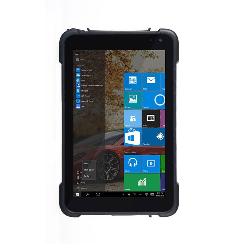 WinPad 8 Inch 700 cd/m2 Rugged Tablet Windows 10