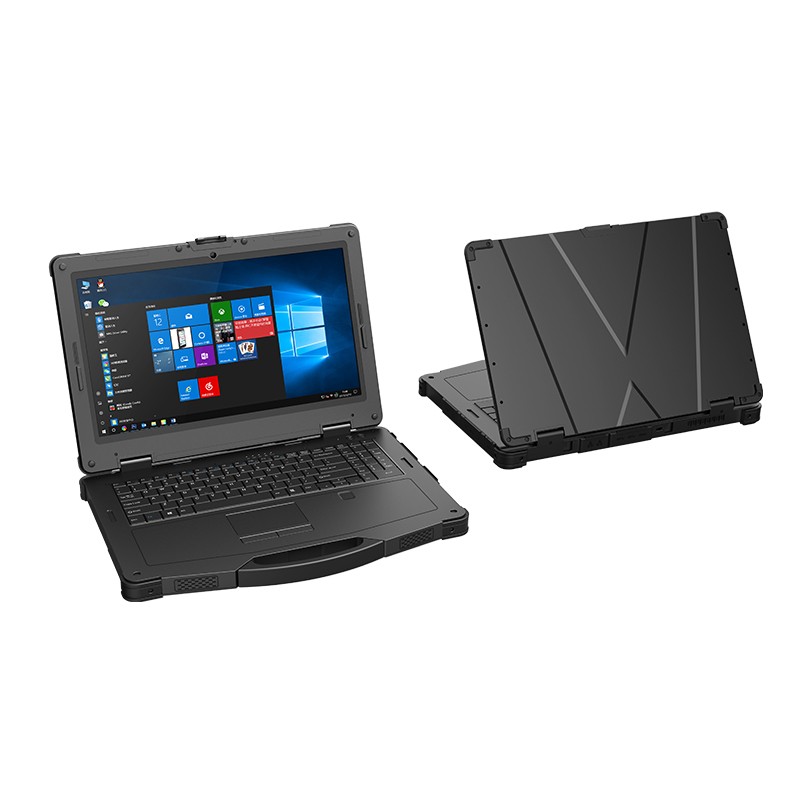 Industrial Portable Rugged Laptop Computer 15.6" Dual Battery