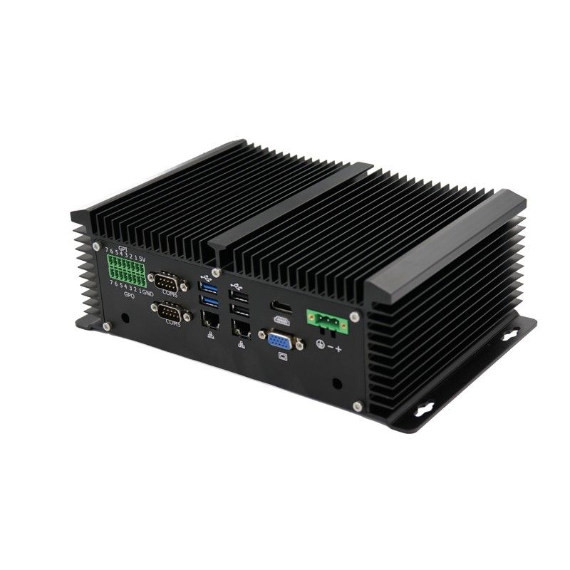 12Pcs COM Fanless Computer Intel 10 Gen Core with GPIO