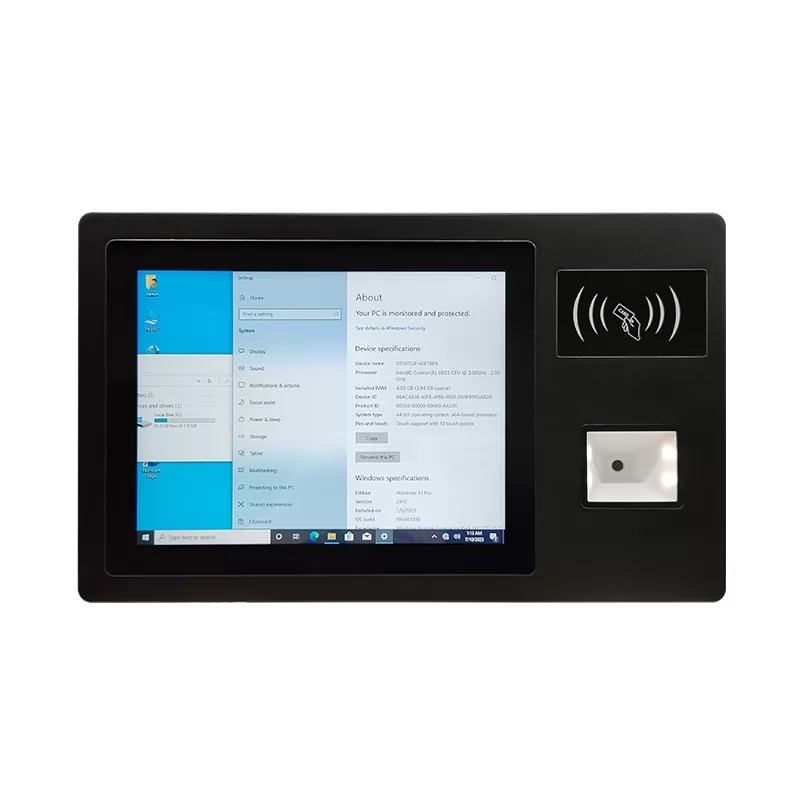 10.4 inch Touch Panel PC with RFID Reader and QR Scanner