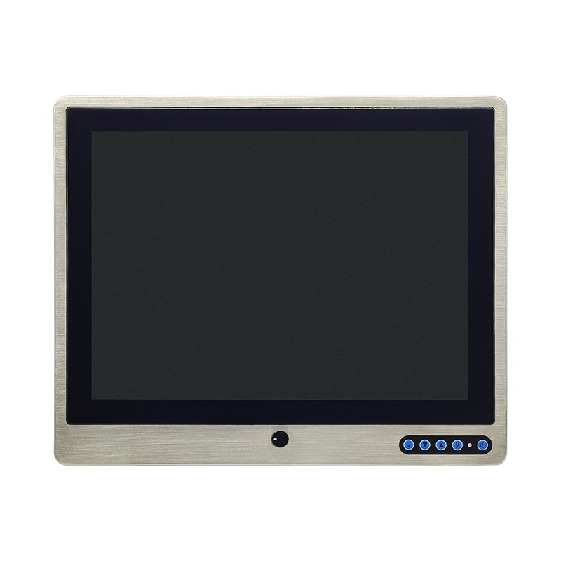 Stainless steel touch screen monitor EETI waterproof ip65
