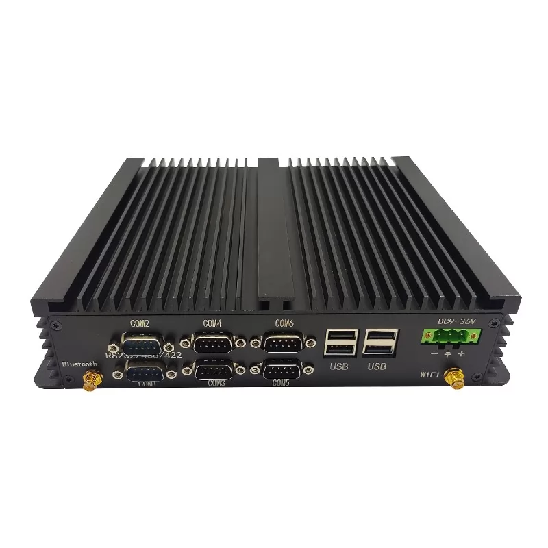 industrial grade mini pc j1900 8GB 128GB With 6 com