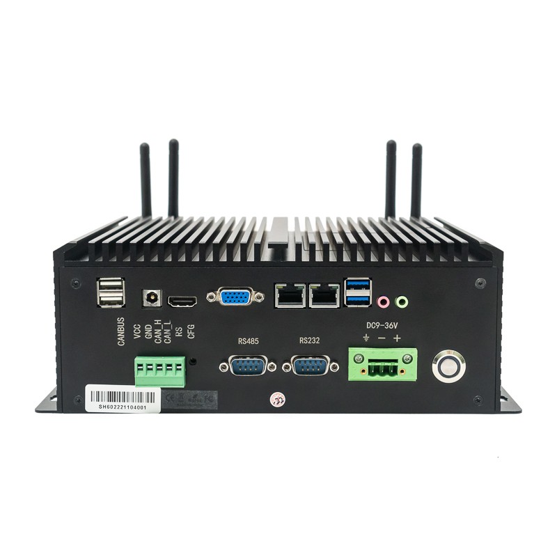 Industrial Fanless Mini PC Rugged CANBUS With Battery