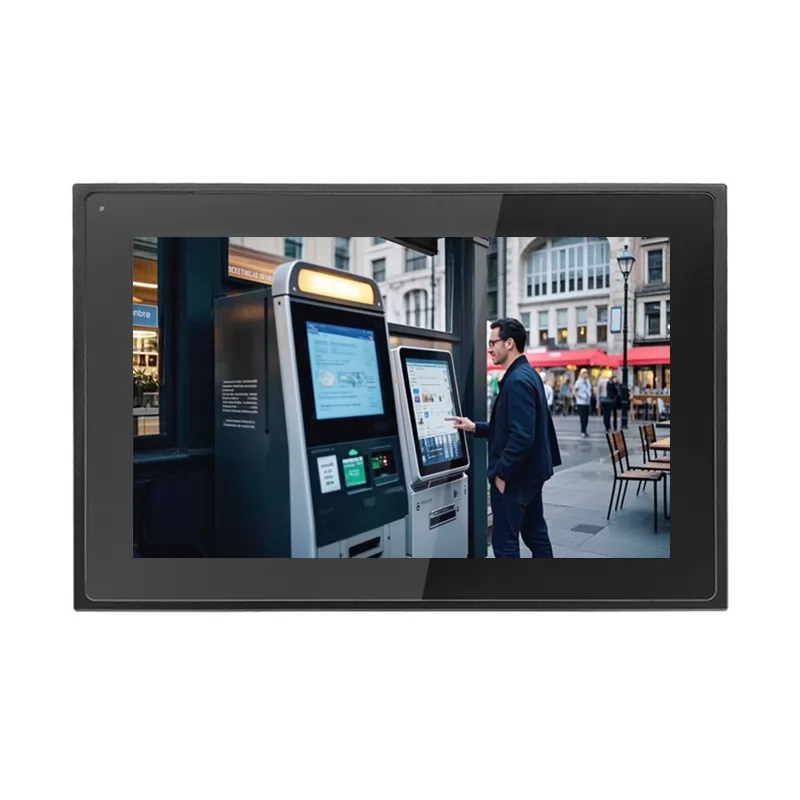 high brightness 7 inch touch monitor for EV kiosk