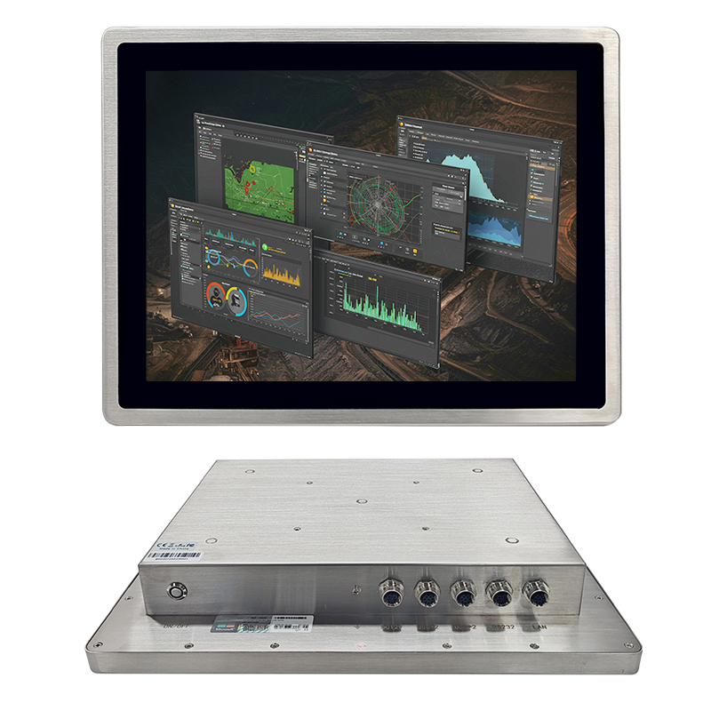 Industrial Panel PC IP69k Stainless Steel 304 Enclosure 7x24h