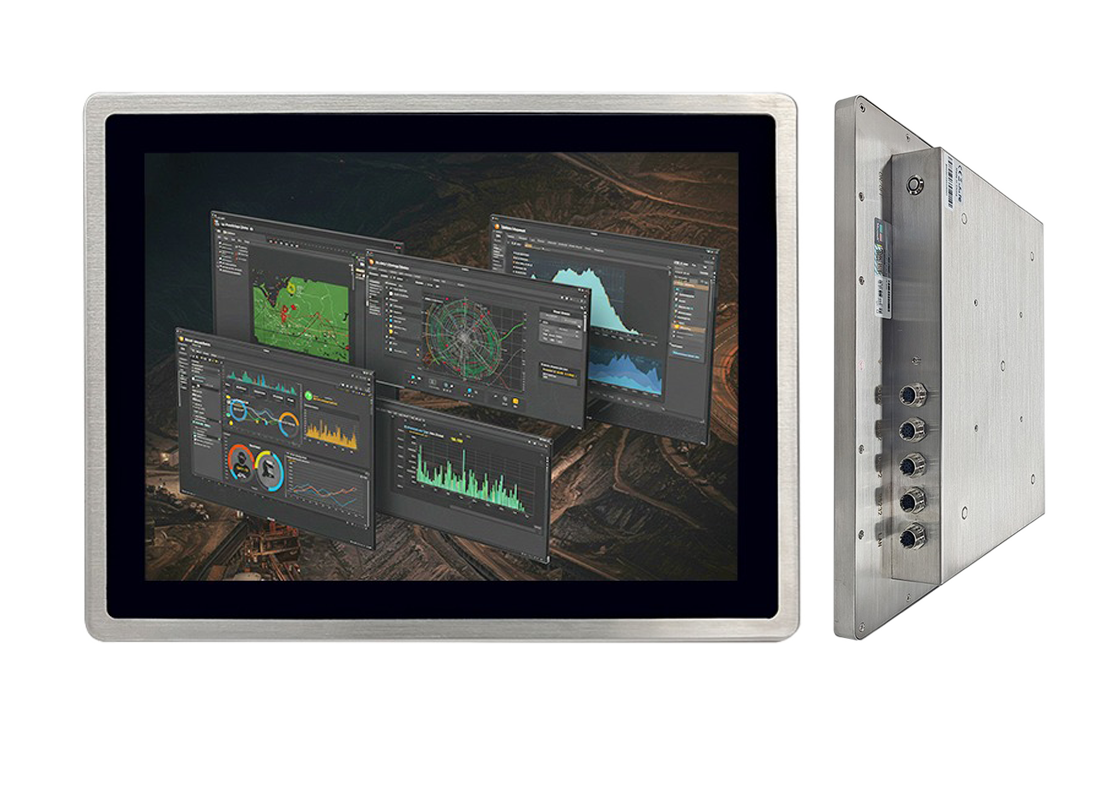 Industrial Panel PC IP69k Stainless Steel 304 Enclosure 7x24h
